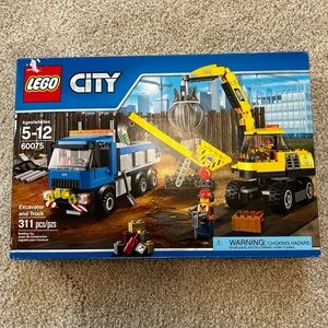 NEW Sealed LEGO City Excavator and Truck Set 60075